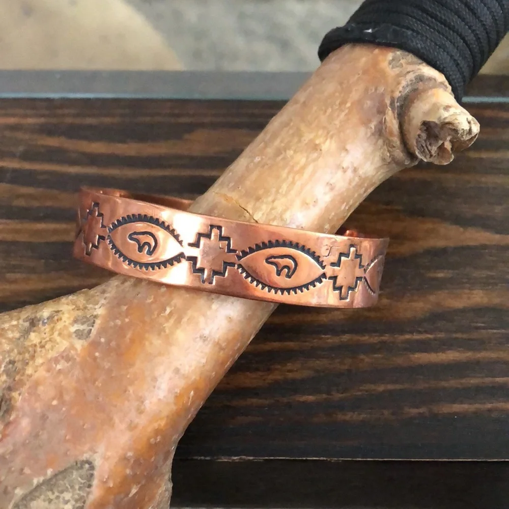 COPY - New Navajo Artisan Waylon Plummer Copper Bracelet